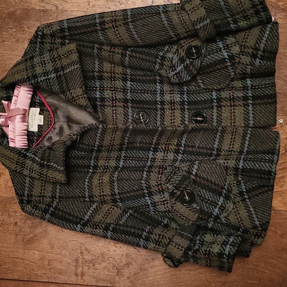 Nordstrom's Wool Blend Plaid Jacket Small - Picture 2 of 11